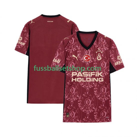 Günstige Fußball Trikotsatz Galatasaray Herren Ausweichtrikot 2025-2026 Kurzarm