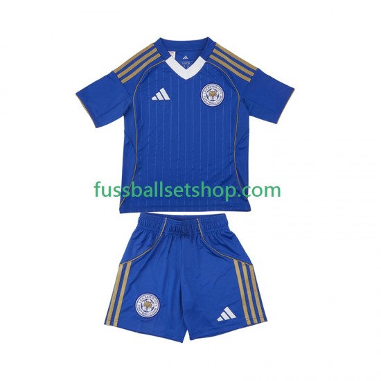 Günstige Fußball Trikotsatz Leicester City Kinder Heimtrikot 2025-2026 Kurzarm