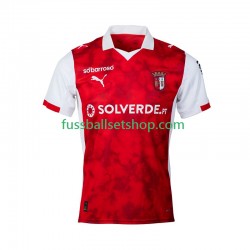 Günstige Fußball Trikotsatz SC Braga Herren Heimtrikot 2025-2026 Kurzarm