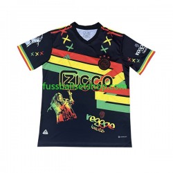 Günstige Fußball Trikotsatz Ajax Amsterdam Bob Marley Herren Heimtrikot 2023-2024 Kurzarm