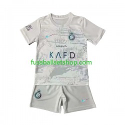 Günstige Fußball Trikotsatz Al-Nassr Kinder Ausweichtrikot 2023-2024 Kurzarm
