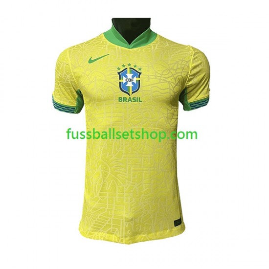 Günstige Fußball Trikotsatz Brasilien Herren Heimtrikot 2023-2024 Kurzarm