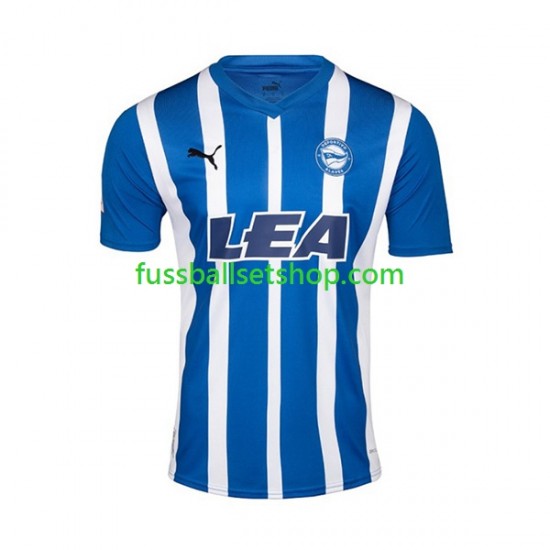 Günstige Fußball Trikotsatz Deportivo Alaves Herren Heimtrikot 2023-2024 Kurzarm