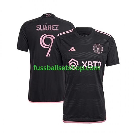 Günstige Fußball Trikotsatz Inter Miami Suárez Luis 9 Herren Auswärtstrikot 2023-2024 Kurzarm