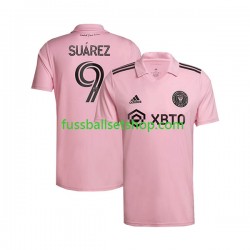Günstige Fußball Trikotsatz Inter Miami Suárez Luis 9 Herren Heimtrikot 2023-2024 Kurzarm