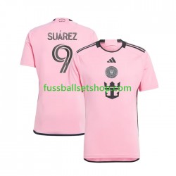 Günstige Fußball Trikotsatz Inter Miami Suárez Luis 9 Herren Heimtrikot 2024 Kurzarm