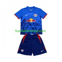 Günstige Fußball Trikotsatz RB Leipzig Kinder Ausweichtrikot 2023-2024 Kurzarm
