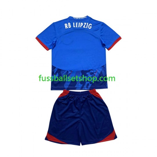Günstige Fußball Trikotsatz RB Leipzig Kinder Ausweichtrikot 2023-2024 Kurzarm