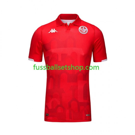 Günstige Fußball Trikotsatz Tunesien Herren Heimtrikot 2023-2024 Kurzarm