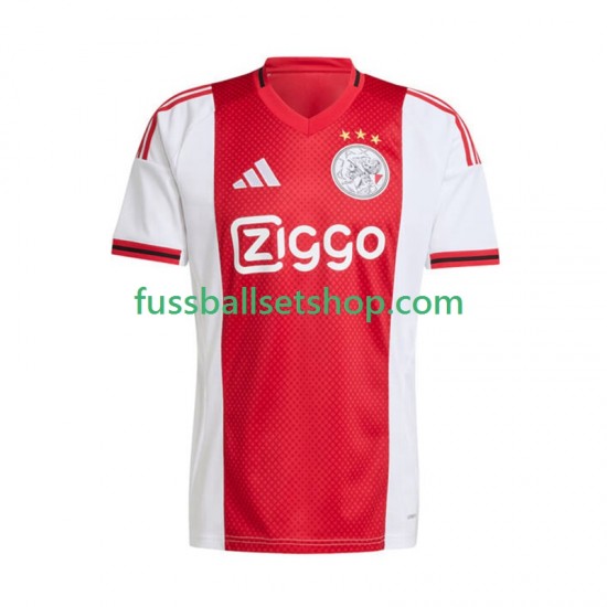 Günstige Fußball Trikotsatz Ajax Amsterdam Herren Heimtrikot 2025-2026 Kurzarm