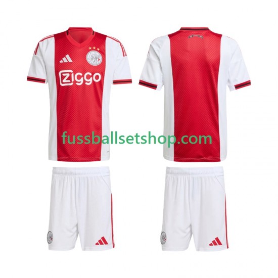 Günstige Fußball Trikotsatz Ajax Amsterdam Kinder Heimtrikot 2025-2026 Kurzarm