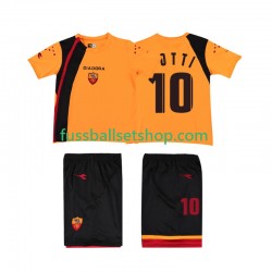 Günstige Fußball Trikotsatz AS Rom TOTTI 10 2005- Retro Kinder Heimtrikot 2006 Kurzarm