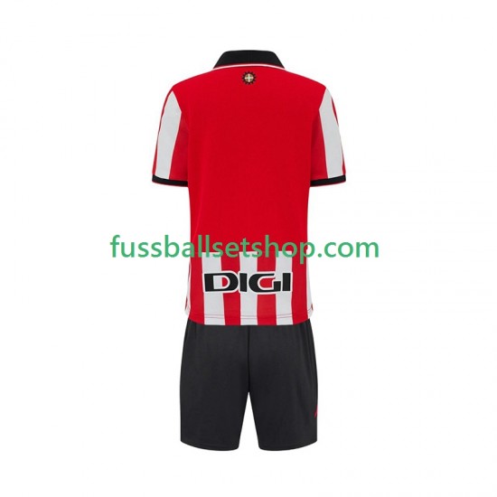 Günstige Fußball Trikotsatz Athletic Bilbao Kinder Heimtrikot 2025-2026 Kurzarm
