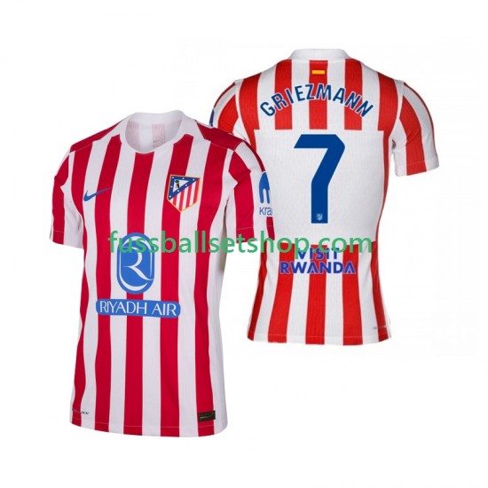 Günstige Fußball Trikotsatz Atlético Madrid Antoine Griezmann 7 Herren Heimtrikot 2025-2026 Kurzarm