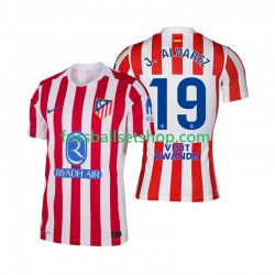 Günstige Fußball Trikotsatz Atlético Madrid Julian Alvarez 19 Herren Heimtrikot 2025-2026 Kurzarm