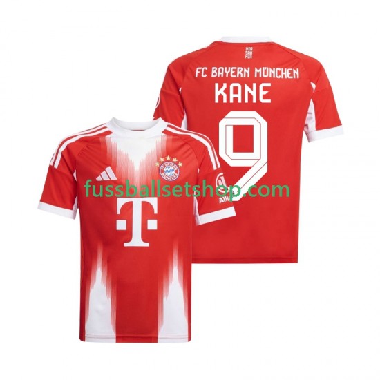 Günstige Fußball Trikotsatz FC Bayern München Harry Kane 9 Herren Heimtrikot 2025-2026 Kurzarm