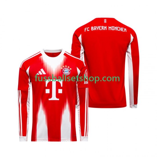 Günstige Fußball Trikotsatz FC Bayern München Herren Heimtrikot 2025-2026 Langarm