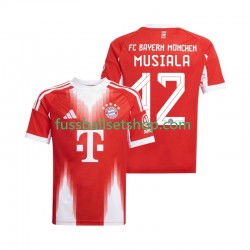 Günstige Fußball Trikotsatz FC Bayern München Jamal Musiala 42 Herren Heimtrikot 2025-2026 Kurzarm