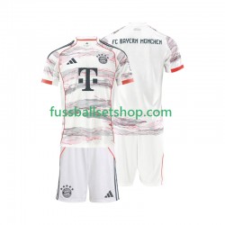 Günstige Fußball Trikotsatz FC Bayern München Kinder Auswärtstrikot 2025-2026 Kurzarm