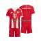 Günstige Fußball Trikotsatz FC Bayern München Kinder Heimtrikot 2025-2026 Kurzarm