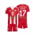 Günstige Fußball Trikotsatz FC Bayern München Michael Olise 17 Kinder Heimtrikot 2025-2026 Kurzarm
