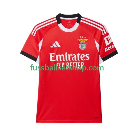 Günstige Fußball Trikotsatz Benfica Herren Heimtrikot 2025-2026 Kurzarm