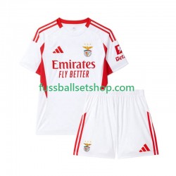Günstige Fußball Trikotsatz Benfica Kinder Ausweichtrikot 2025-2026 Kurzarm
