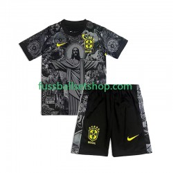 Brasilien Cheist the Redeemer Football Shirts Kinder Heimtrikot 2024 Kurzarm