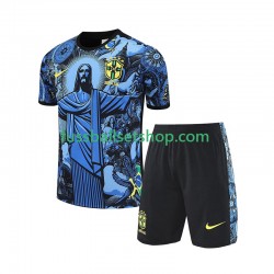 Brasilien JESUS Football Shirts Kinder Heimtrikot 2024-2025 Kurzarm