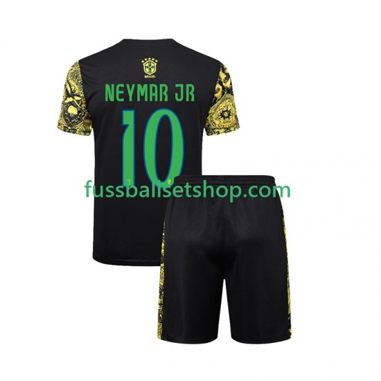 Günstige Fußball Trikotsatz Brasilien Neymar JR 10 Jesus Kinder Heimtrikot 2024 Kurzarm
