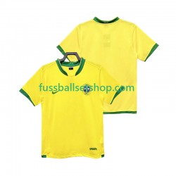 Günstige Fußball Trikotsatz Brasilien Retro Herren Heimtrikot 2006 Kurzarm