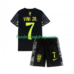 Brasilien Vinicius Junior 7 Cheist the Redeemer Football Shirts Kinder Heimtrikot 2024 Kurzarm
