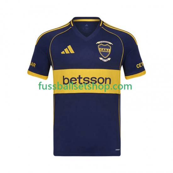 Günstige Fußball Trikotsatz Boca Juniors Herren Heimtrikot 2025-2026 Kurzarm