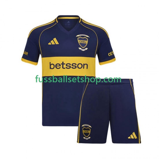 Günstige Fußball Trikotsatz Boca Juniors Kinder Heimtrikot 2025-2026 Kurzarm