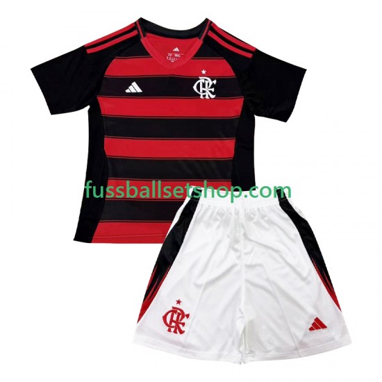 Günstige Fußball Trikotsatz CR Flamengo Kinder Heimtrikot 2025-2026 Kurzarm