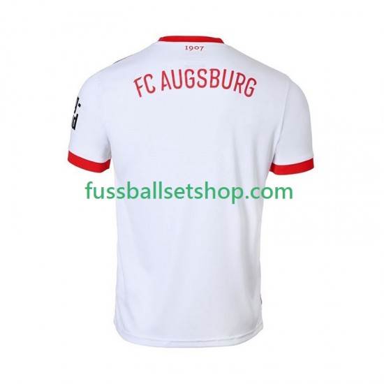 Günstige Fußball Trikotsatz FC Augsburg Herren Heimtrikot 2025-2026 Kurzarm