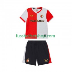 Günstige Fußball Trikotsatz Feyenoord Rotterdam Kinder Heimtrikot 2025-2026 Kurzarm