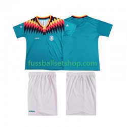 Günstige Fußball Trikotsatz Deutschland Retro Kinder Auswärtstrikot 1994 Kurzarm