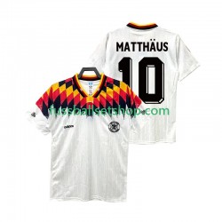 Günstige Fußball Trikotsatz Deutschland MATTHAUS 10 Retro Herren Heimtrikot 1994 Kurzarm