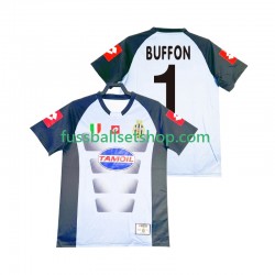 Günstige Fußball Trikotsatz Juventus Turin Buffon 1 Torwart Retro Herren Heimtrikot 2002-2003 Kurzarm