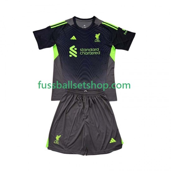 Günstige Fußball Trikotsatz Liverpool Torwart Kinder Heimtrikot 2025-2026 Kurzarm