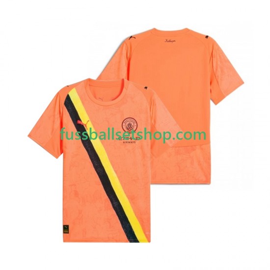 Günstige Fußball Trikotsatz Manchester City UPER Torwart Herren Kinder Heimtrikot 2025-2026 Kurzarm