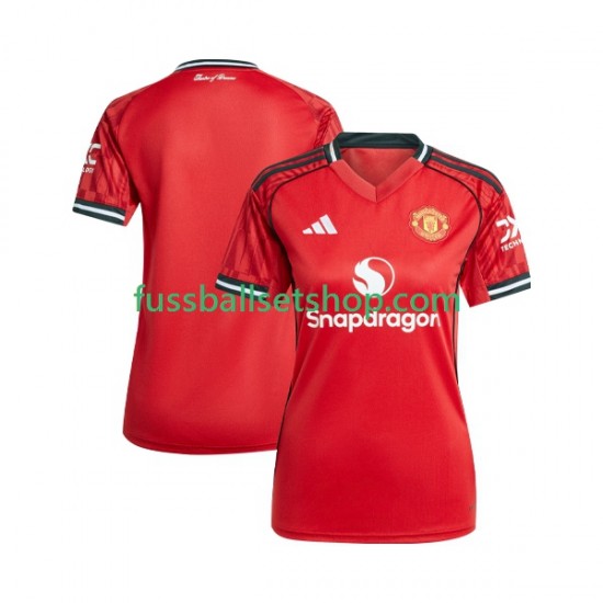 Günstige Fußball Trikotsatz Manchester United Frauen Heimtrikot 2025-2026 Kurzarm