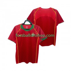 Günstige Fußball Trikotsatz Portugal 2004 Retro Herren Heimtrikot Kurzarm