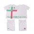 Günstige Fußball Trikotsatz Portugal 2012 Retro Kinder Auswärtstrikot Kurzarm