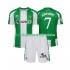 Günstige Fußball Trikotsatz Betis Sevilla Antony 7 Kinder Heimtrikot 2025-2026 Kurzarm