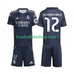 Günstige Fußball Trikotsatz Real Madrid Alexander-Arnold 12 Kinder Auswärtstrikot 2025-2026 Kurzarm