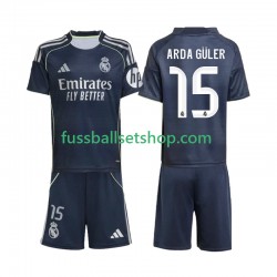 Günstige Fußball Trikotsatz Real Madrid Arda Guler 15 Kinder Auswärtstrikot 2025-2026 Kurzarm
