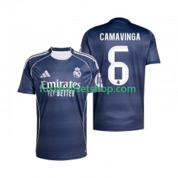 Günstige Fußball Trikotsatz Real Madrid Camavinga 6 Herren Auswärtstrikot 2025-2026 Kurzarm