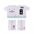 Günstige Fußball Trikotsatz Real Madrid KROOS 8 2015 2016 Retro Kinder Heimtrikot Kurzarm